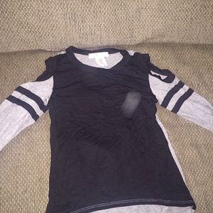 long sleeve off the shoulder top